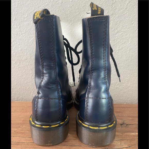 Vintage 1919 Doc Martens steel toe 10 eyelet boots size 6 - Picture 3 of 11